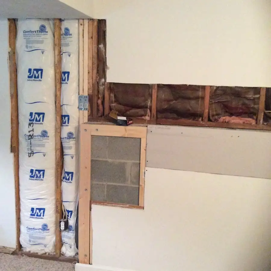 Wall insulation replacement during Odor Removal & Deodorization in Mukwonago